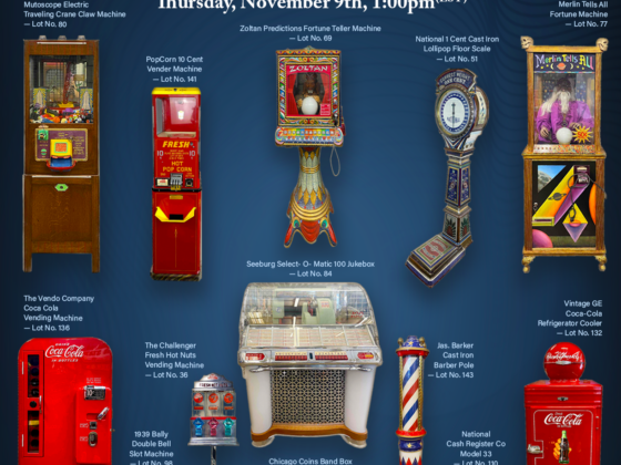 Reviving Retro: Blue Box Auction Gallery Hosts In-Person Auction of Vintage Coin-Operated Machines